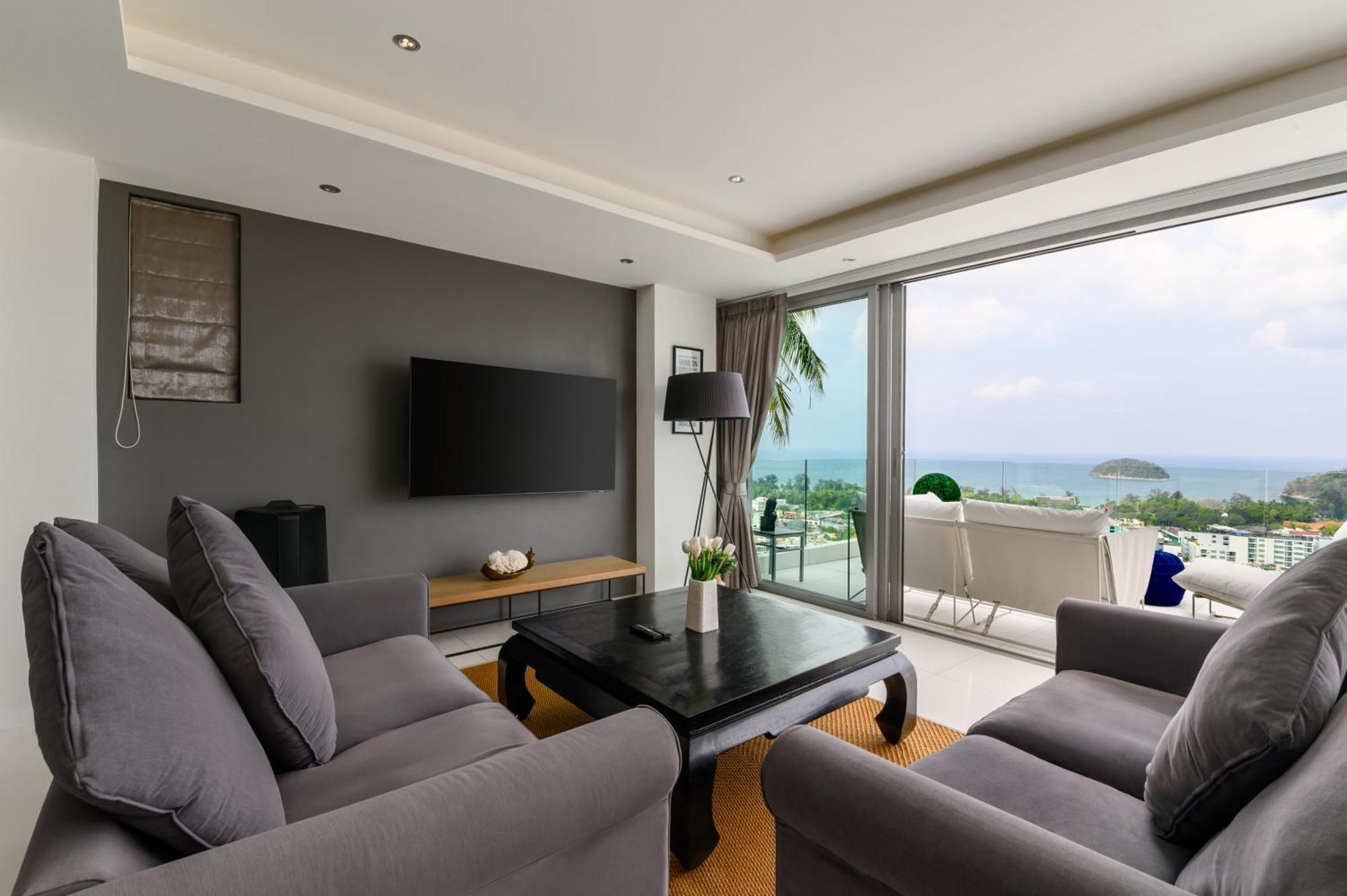 The View Phuket By Resava Aparthotel Kata-stranden Rom bilde