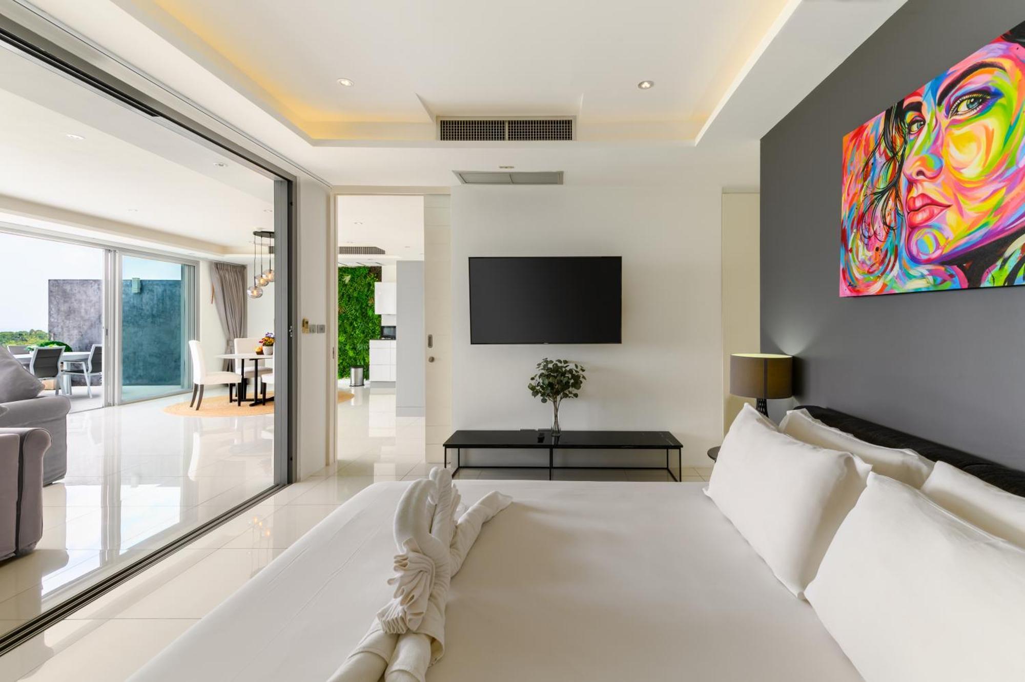 The View Phuket By Resava Aparthotel Kata-stranden Rom bilde